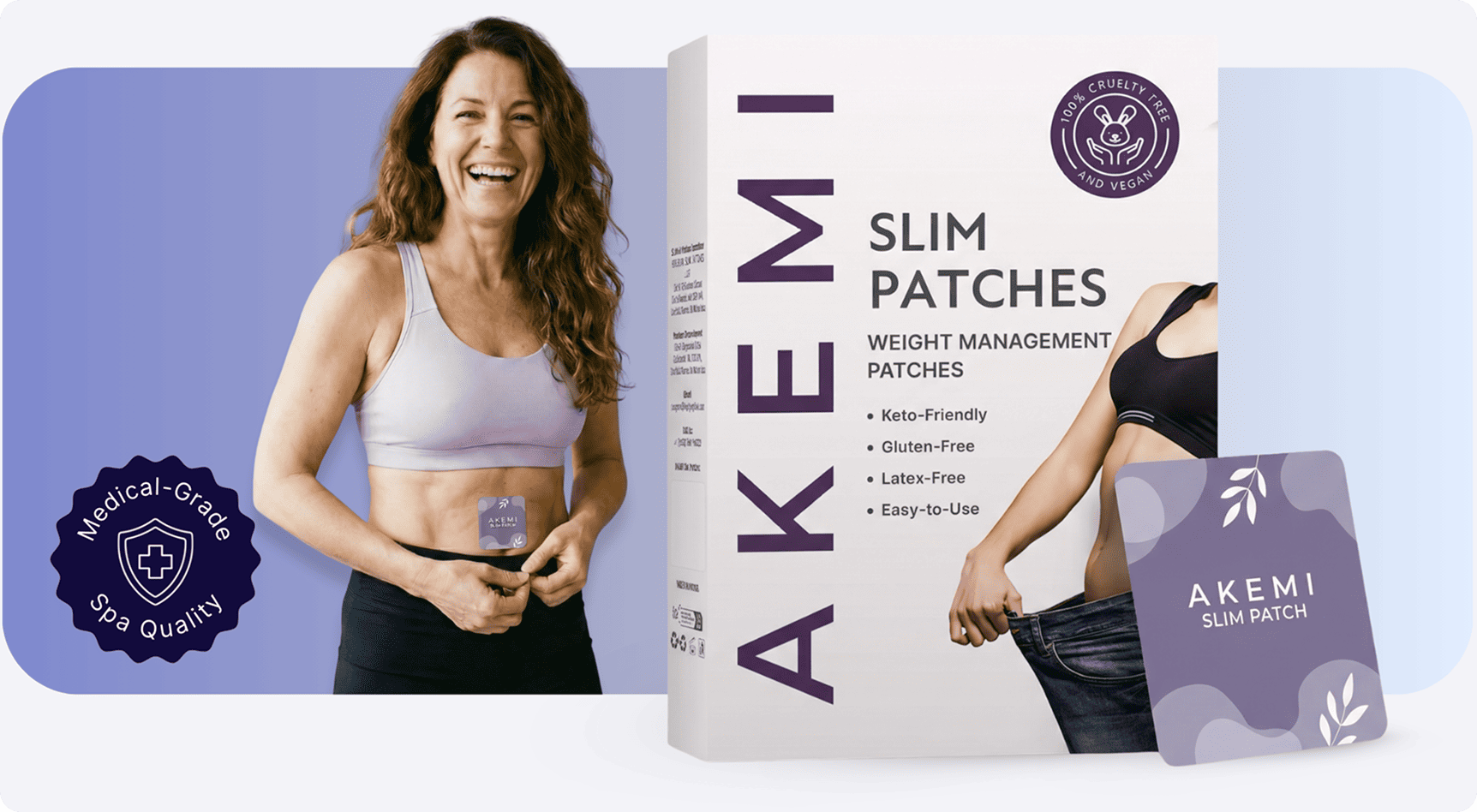 Akemi Slim Patch real pack